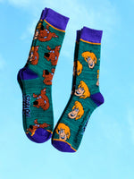 Load image into Gallery viewer, Scooby-Doo and Shaggy Mix-match Socks
