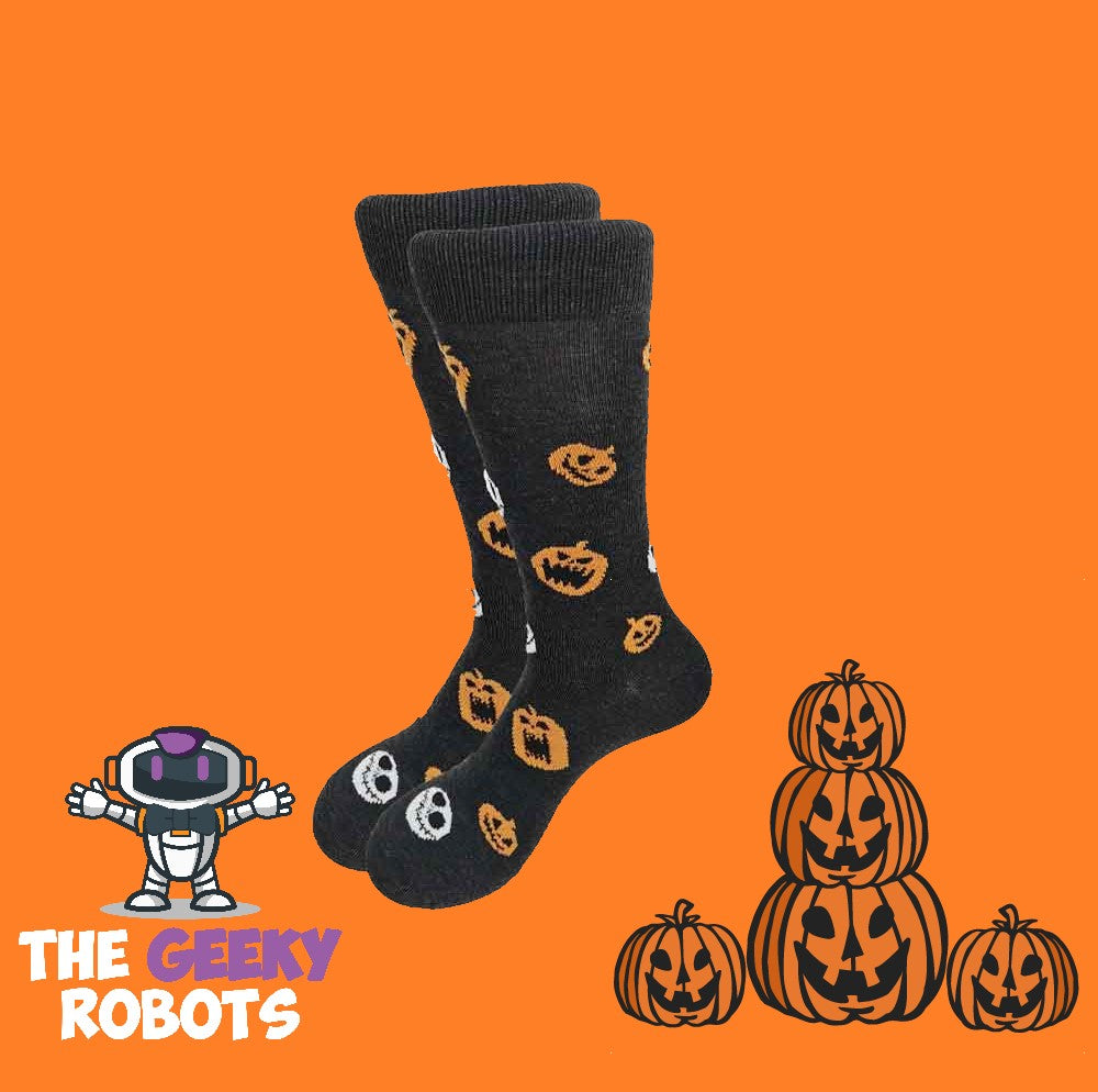 Jack-O-Lantern Socks