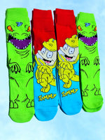 Load image into Gallery viewer, Rugrats Socks - Reptar!
