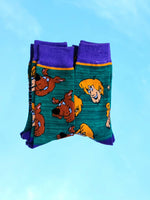 Load image into Gallery viewer, Scooby-Doo and Shaggy Mix-match Socks
