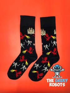 Dungeons and Dragons Socks