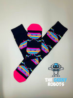 Load image into Gallery viewer, Back to the Future DeLorean Socks
