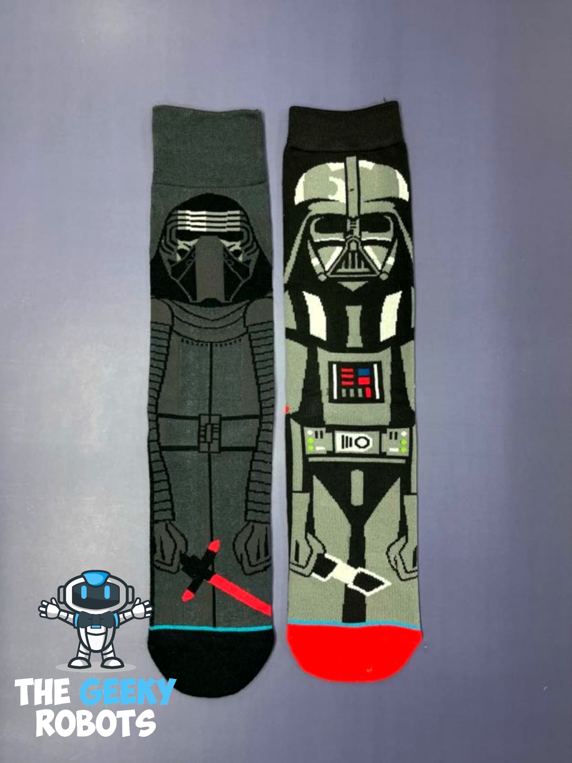 Darth Vader and Kylo Socks